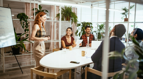 people in office, conference room