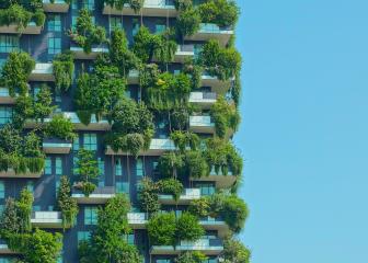 Buildings Against Blue Sky