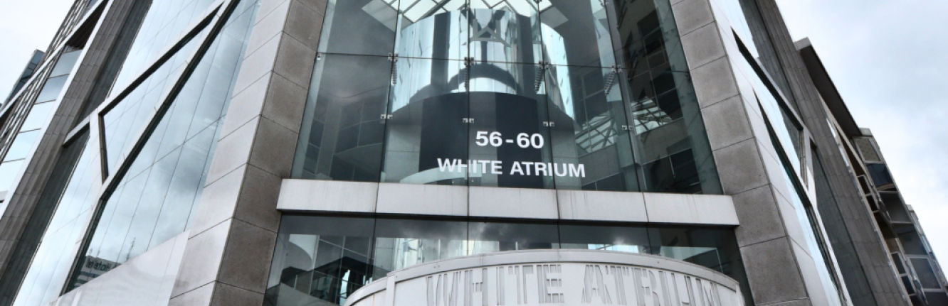 white atrium